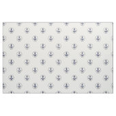 Tissu Point d'ancrage bleu marine/noeud de marin bleu (Fat Quarter)