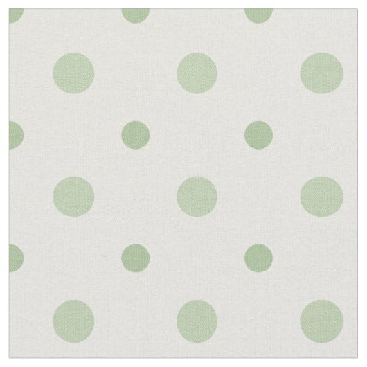 Tissu Point de polka attrayant de vert de petit bouquet (Fermer)