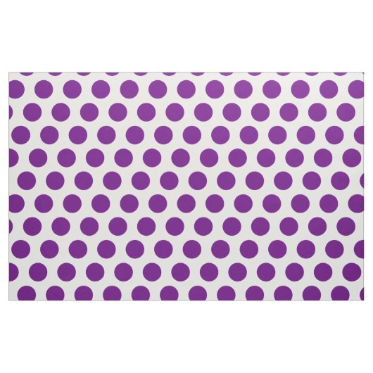Tissu Point de polka pourpre (Yard)