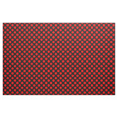 Tissu Point de polka rouge et noir (Fat Quarter)