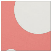 Tissu Point Polka de corail (Fermer)
