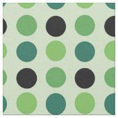 Tissu Point Polka vert et noir (Fermer)
