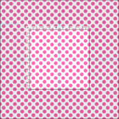 Tissu Point rose chaud (Carreau)