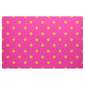Tissu Point rose chaud et orange marigold (Fat Quarter)