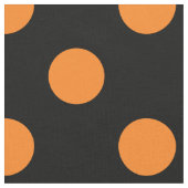 Tissu Pointe Polka noir d'Halloween (Fermer)