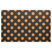 Tissu Pointe Polka noir d'Halloween (Fat Quarter)
