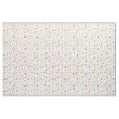 Tissu Pointe rose vert Polka Conception géométrique (Yard)
