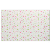 Tissu Pointe rose vert Polka Conception géométrique (Fat Quarter)