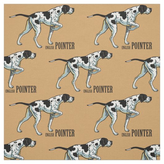 Tissu pointeur anglais (Échantillon)