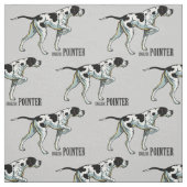 Tissu pointeur anglais (Échantillon)