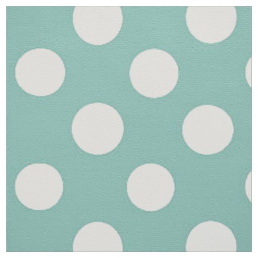 Tissu pointillé Polka/Vert Lt (Échantillon)