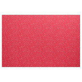Tissu Points Abstraits à la mode blanche sur rouge vif (Fat Quarter)