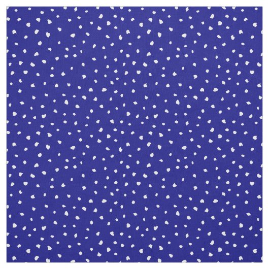 Tissu Points Abstraits modernes à la mode blanche sur bl (Échantillon)