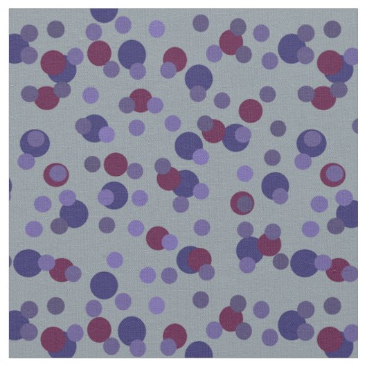 Tissu Points Berry, Violet et Violet (Fermer)