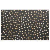 Tissu Points Black Ink et Gold City (Fat Quarter)