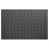 Tissu Points blancs et toiles sur fond noir (Yard)