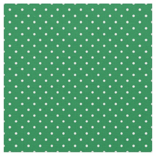 Tissu Points blancs motif vert de Noël pour enfants (Fermer)