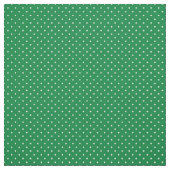 Tissu Points blancs motif vert de Noël pour enfants (Échantillon)
