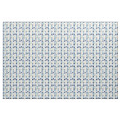 Tissu Points bleus Cercles verts bleus Boyish Messy (Yard)