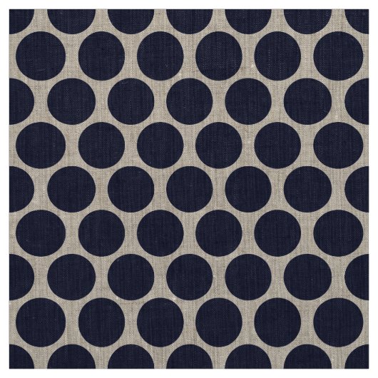 Tissu POINTS Bleus Mod DE LA Marine (Échantillon)