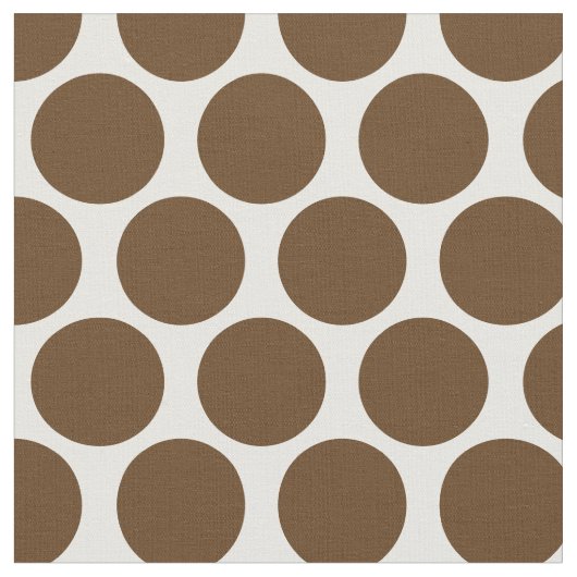 Tissu Points Brown au chocolat (Fermer)