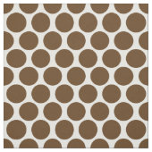 Tissu Points Brown au chocolat (Échantillon)