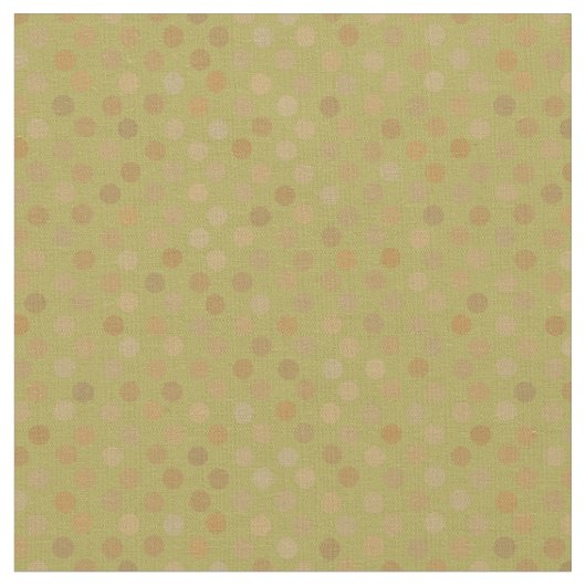 Tissu points bruns et cuivre (Fermer)