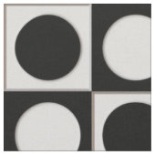 Tissu Points & Carrés / noir blanc + vos idées (Fermer)
