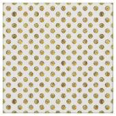 Tissu Points chics de charme d'or (Fermer)