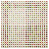 Tissu points colorés d'automne (Échantillon)