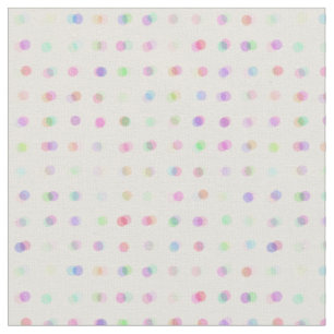 Tissu points colorés flous en polka