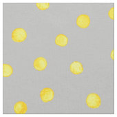 Tissu Points Confetti Jaunes Et Gris (Fermer)