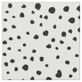 Tissu Points dalmatiens, Points dalmatiens, Noir et Blan (Fermer)
