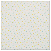 Tissu Points d'aqua gris et de confetti jaune (Échantillon)
