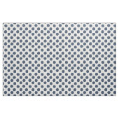 Tissu Points de brosse Cercles en gras crème bleue conte (Yard)