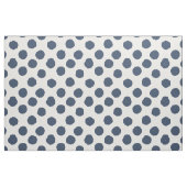 Tissu Points de brosse Cercles en gras crème bleue conte (Fat Quarter)