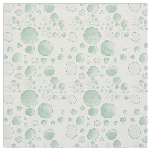 Tissu Points de bulle de l'aquarelle (Échantillon)