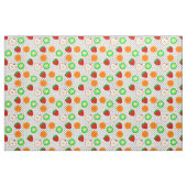 Tissu points de fruits à la pomme de fraise kiwi (Fat Quarter)