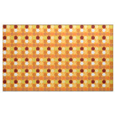 Tissu Points de la moitié du siècle, or de moutarde et (Yard)