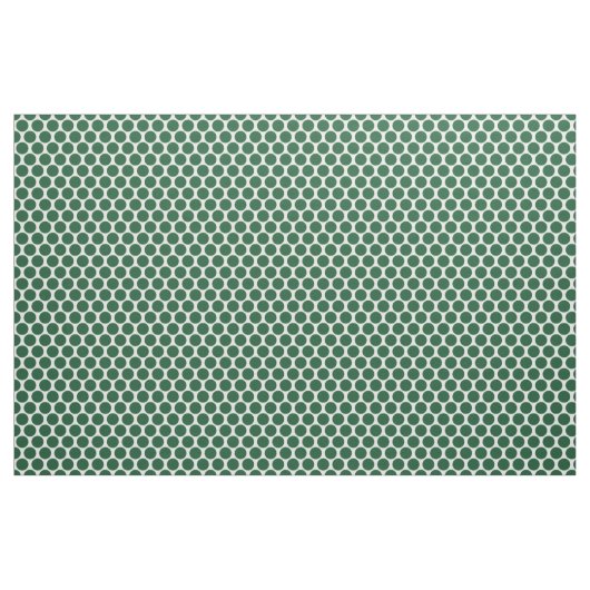 Tissu Points de moisissure vert chasseur (Yard)
