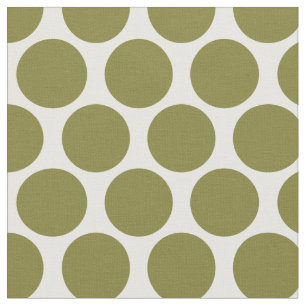 Tissu Points de moisissure vert olive