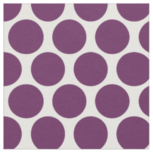 Tissu Points de morue pourpre de prune
