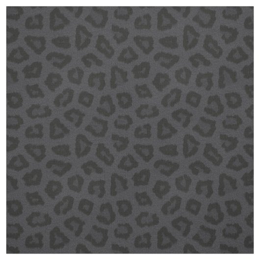 Tissu Points de panthère noir (Échantillon)