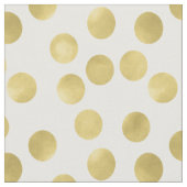 Tissu Points de tape-à-l'oeil d'or (Fermer)