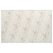 Tissu Points de ville d'or sur le blanc (Yard)