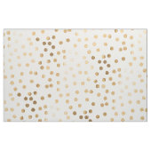 Tissu Points de ville d'or sur le blanc (Fat Quarter)