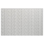 Tissu Points écartés Ikat noir et blanc (Yard)