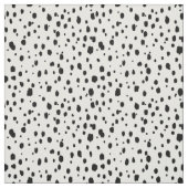 Tissu Points écartés Ikat noir et blanc (Échantillon)