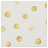 Tissu Points élégants de confettis de feuille d'or (Fermer)