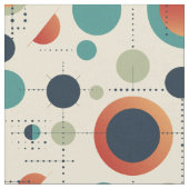 Tissu Points et points rétro (Fermer)